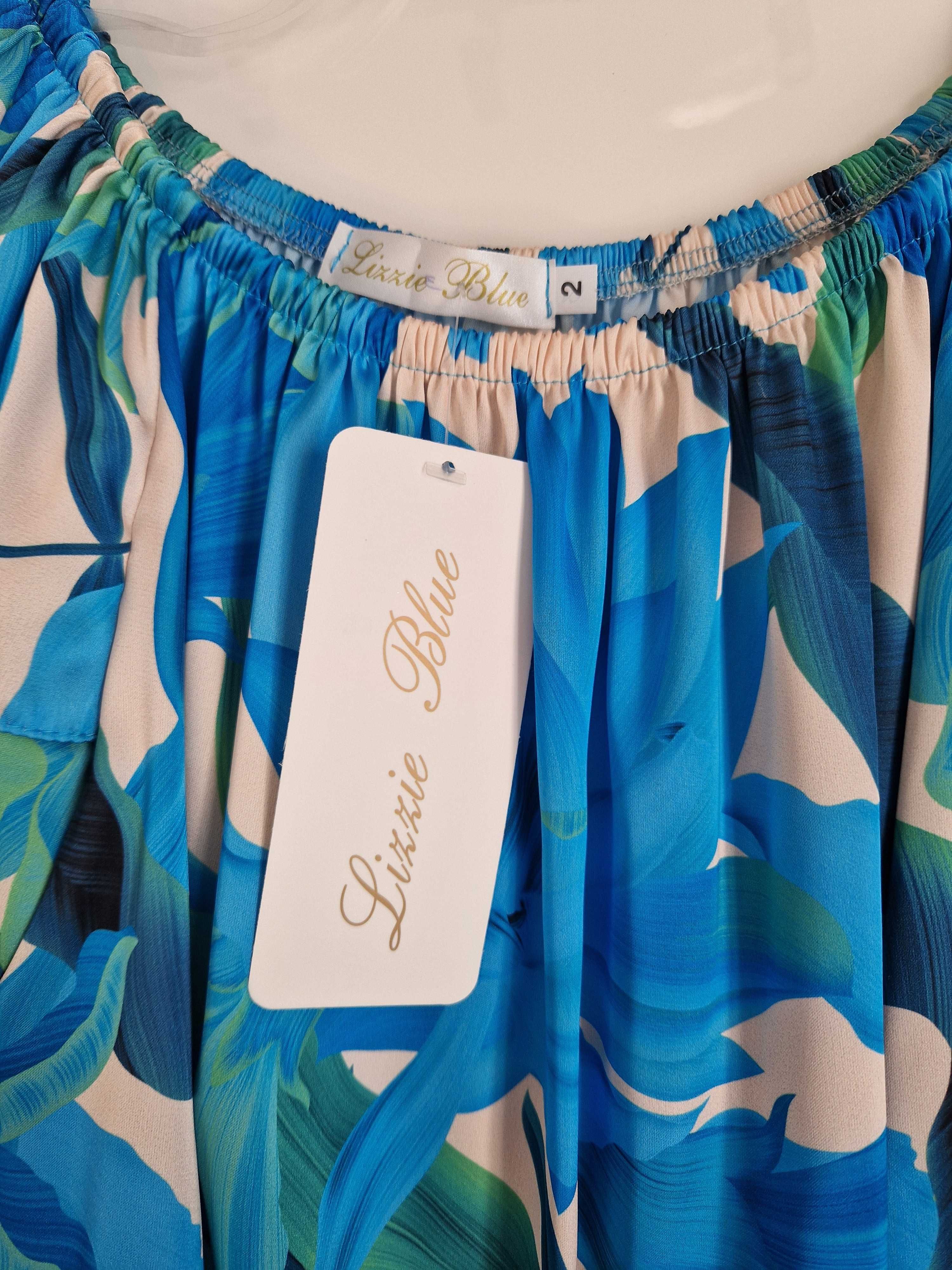 Bluzka hiszpanka Lizzie Blue NOWA