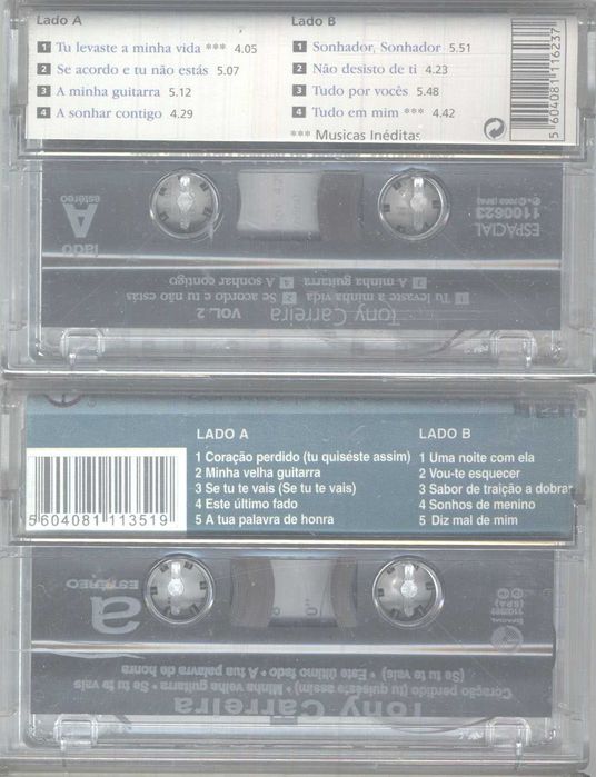 Tony Carreira LP  Cassetes Audio DVD CD Verão Em Portugal