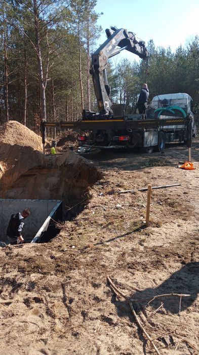 Zbiorniki szamba betonowe deszczówka przyłącza kompleksowo odwodnienia