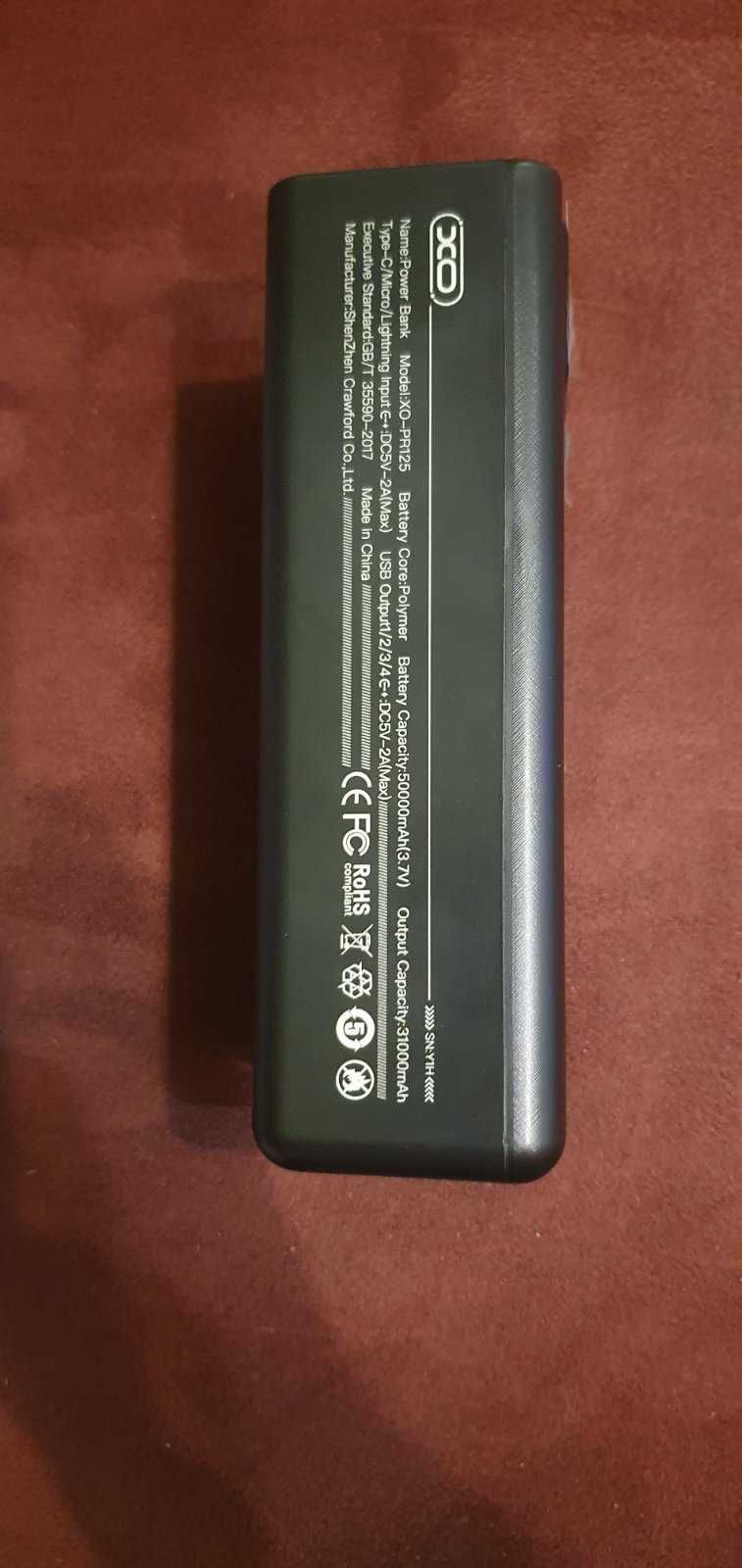 Павербанк НОВЫЙ на 50000 mah, XO PR 125, привезли с Европы (Польша)