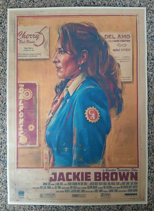 Poster - "Jackie Brown" a Quentin Tarantino film (papel kraft, A3)