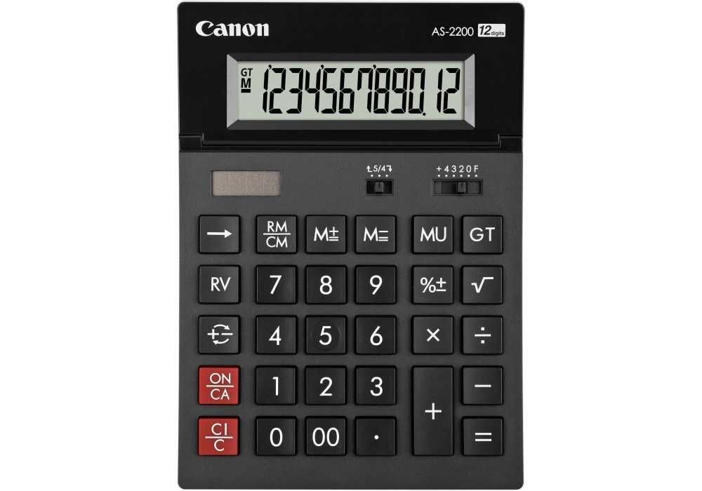 Калькулятор НОВЫЙ большой! , 12 цифр , Canon AS-2200