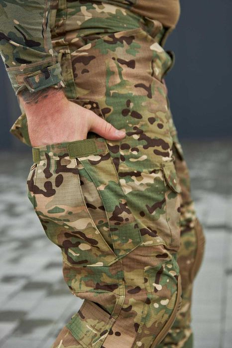 Тактичний костюм G2 Мультикам Штани з наколінниками Убакс та Бейсболка