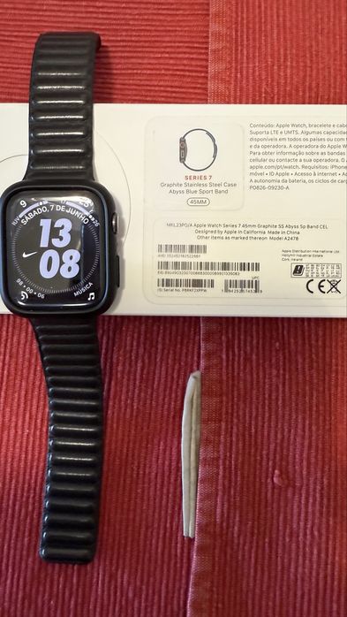 Apple watch 7 45mm Stanless Seel (Aço)
