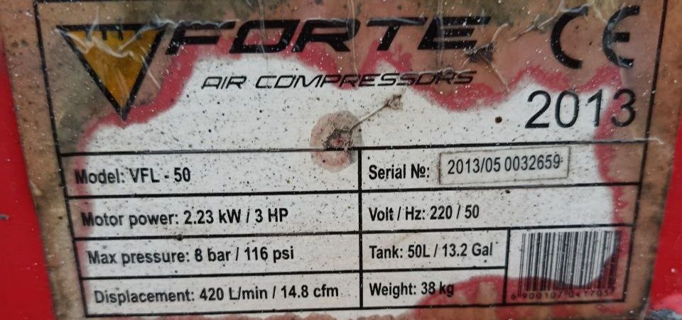 Продам компрессор форте vfl 50!