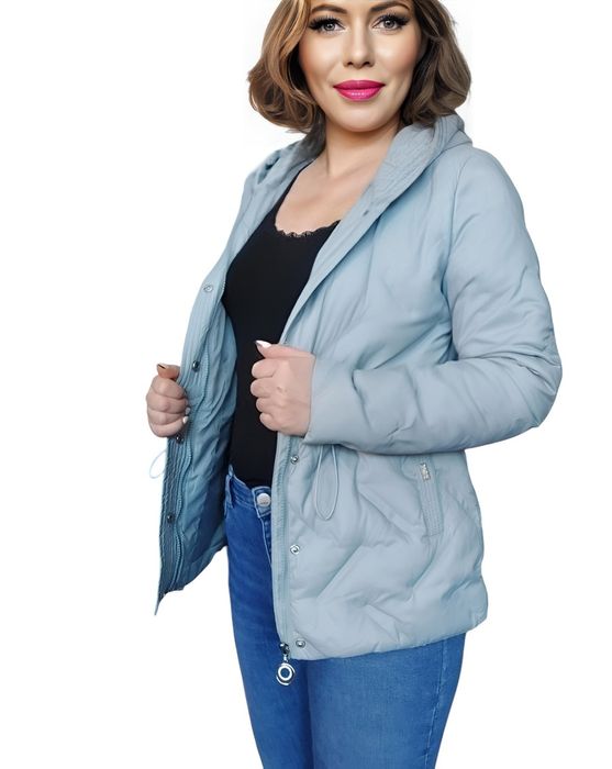 NOWA ZIELONA damska kurtka wiosenna przejściowa kurtka MIĘTOWA XL 42