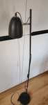 Lampa stojąca czarna loft