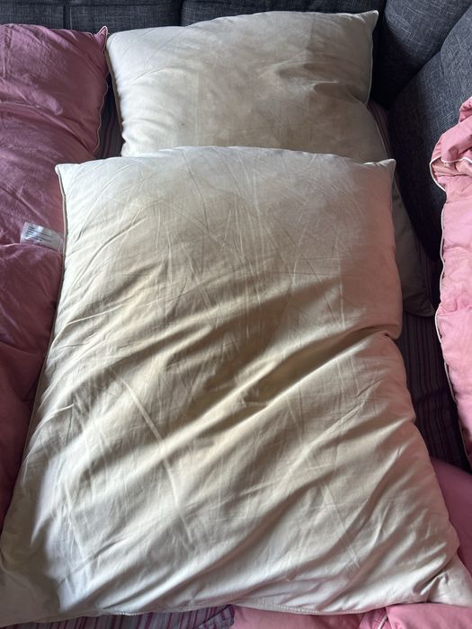 Koldra puchowa i dwie poduszki puchowe