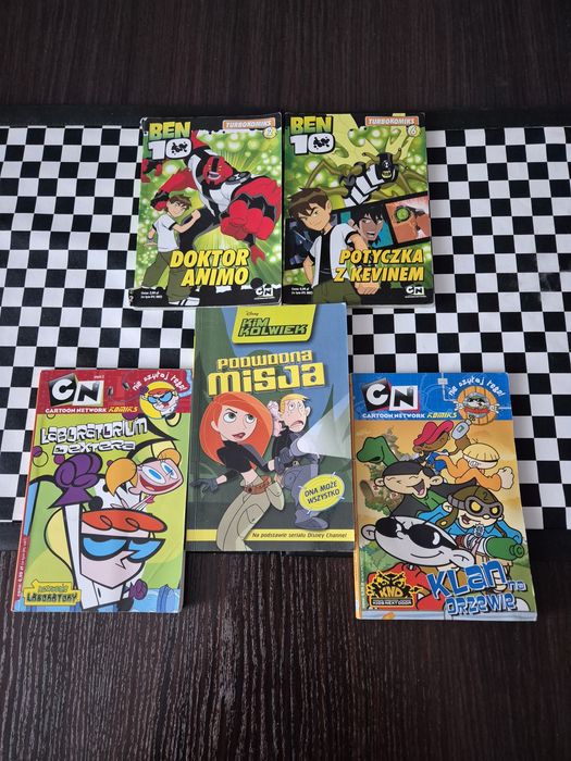 Komiksy Ben Ten, Kim Kolwiek i Catoon Network