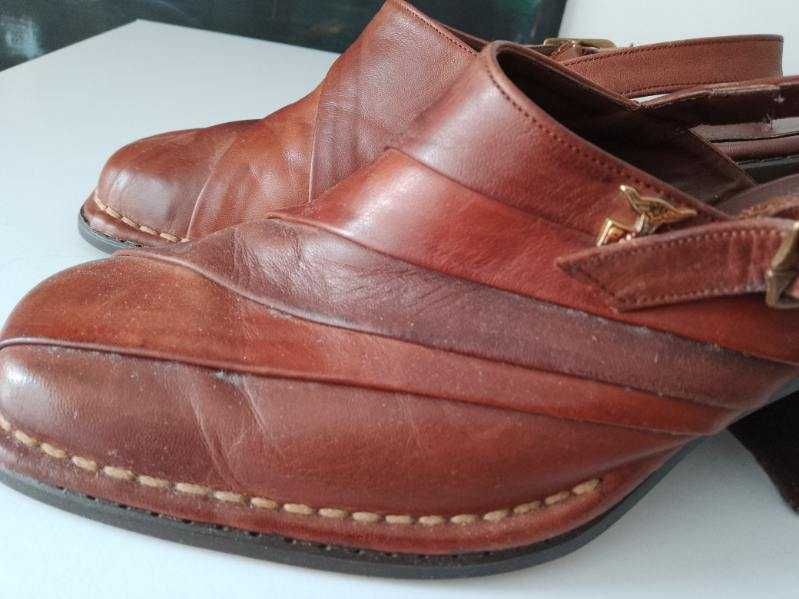 Damskie buty skórzane