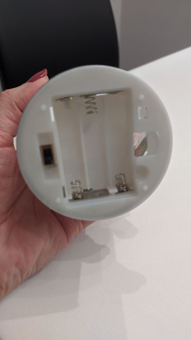 Srebrna lampka dekoracyjna LED nowa choinka