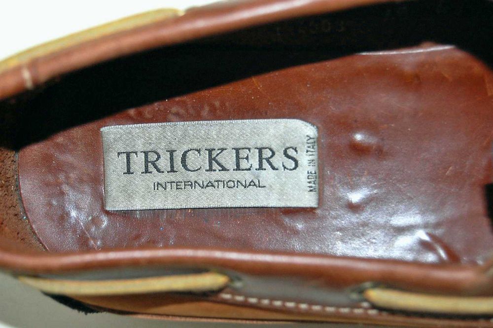 Мокасины топсайдеры TRICKERS р.45-46 original ITALY