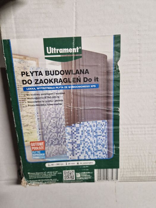 Płyta budowlana do zaokrągleń 2,60m / 60cm/3cm