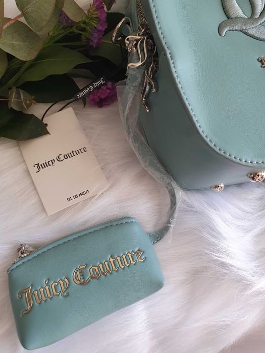 NOWY Juicy Couture plecak zielony plus porftel logowany