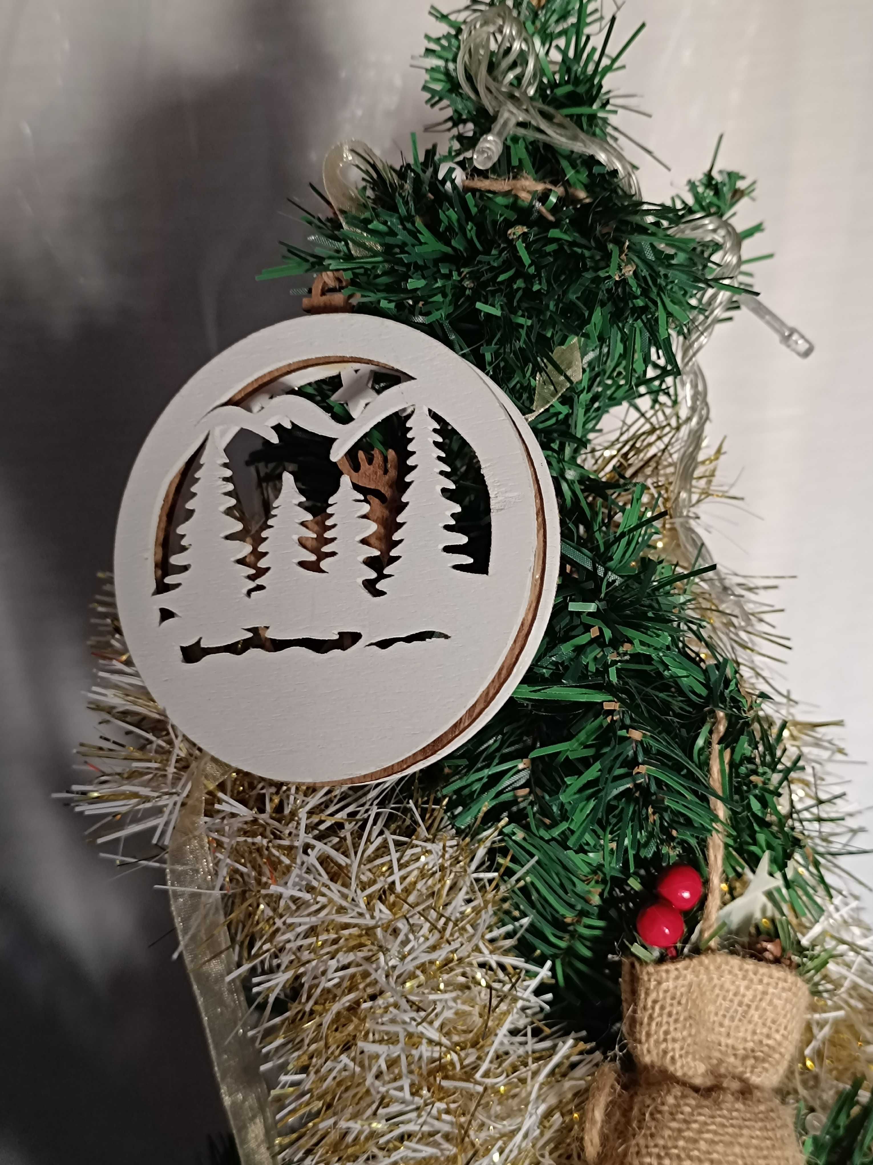 Pinheiro de Natal 125cm com decorações