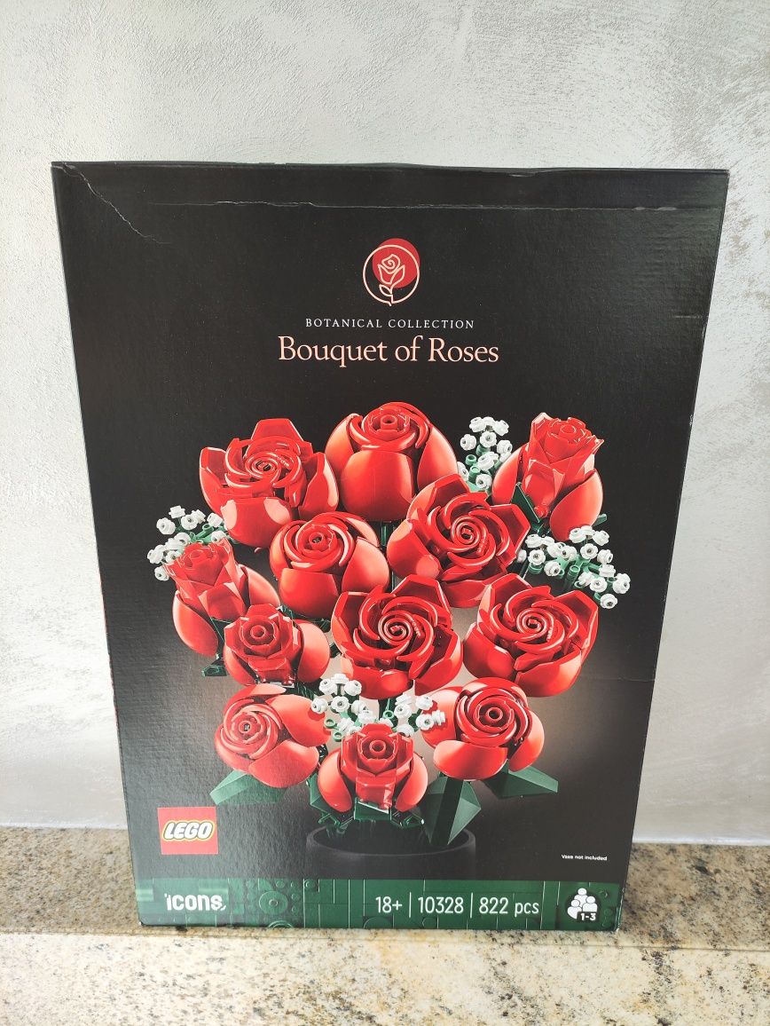 Zestaw LEGO ICONS - Bukiet róż 10328