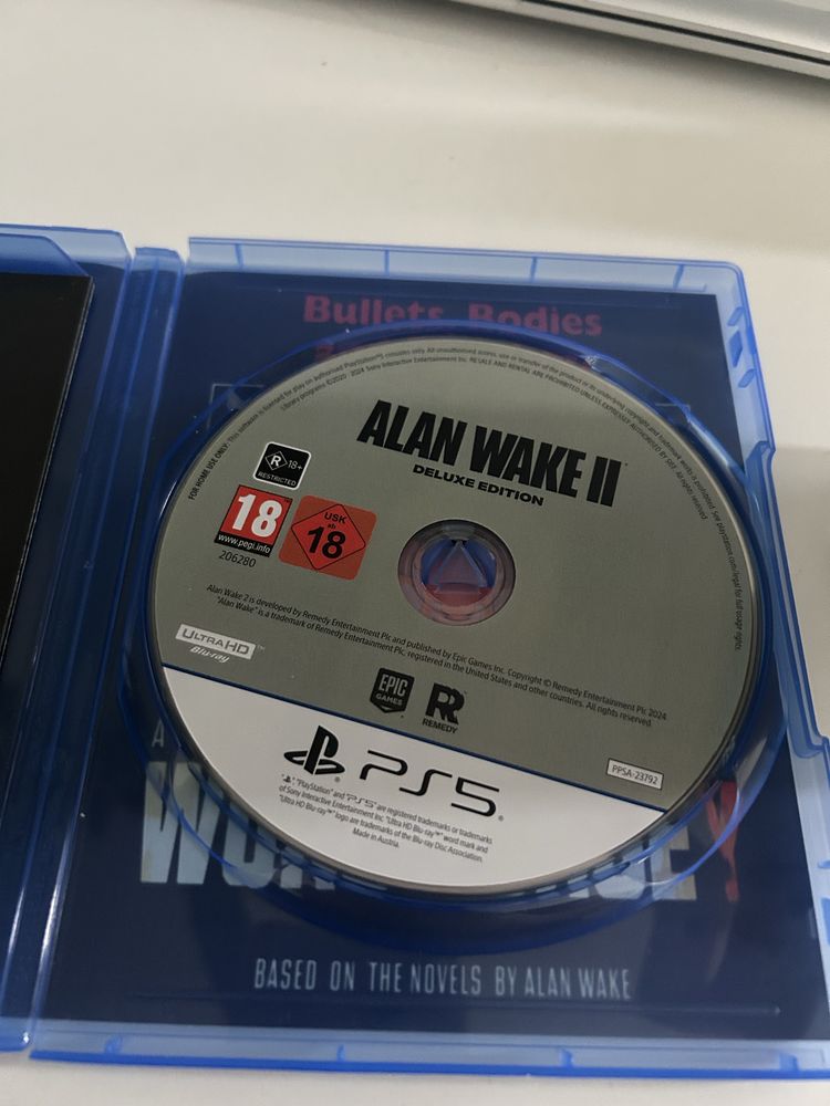 Gra Alan wake 2 delux edition + remastered digital edition Ps5