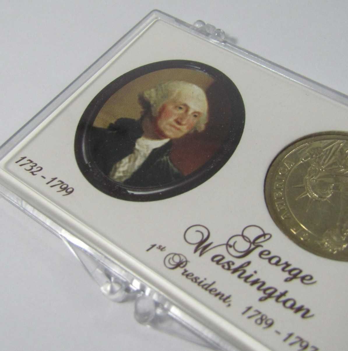 USA 2007 George Washington Quarter Dollar in a presentation folder