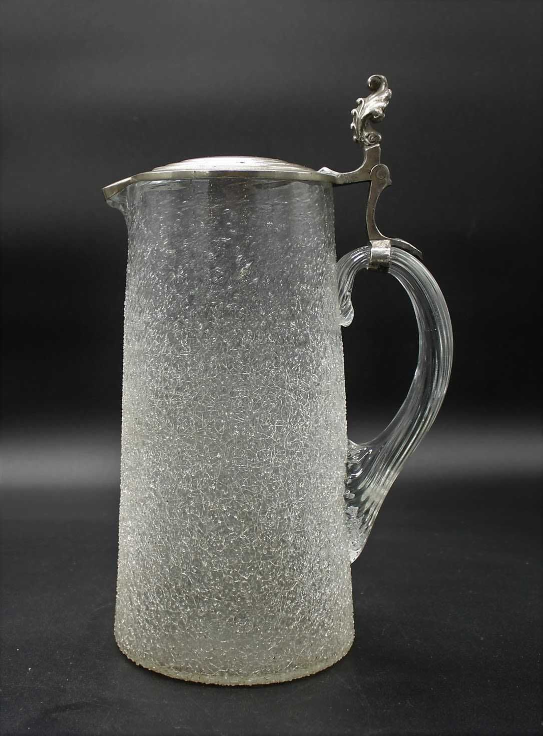 Grande caneca em vidro azul