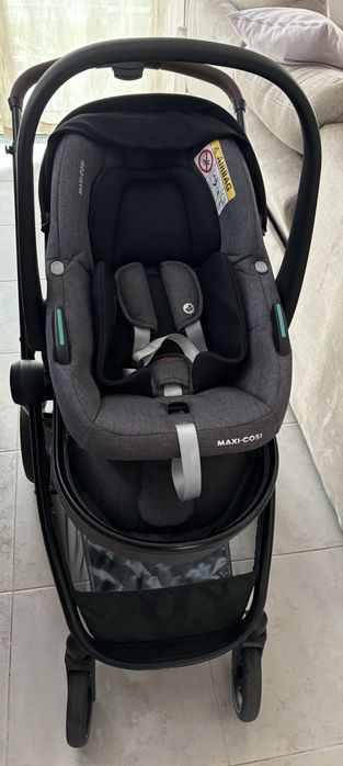Carrinho bebe MAXI-COSI Zelia S Trio - Cinzento