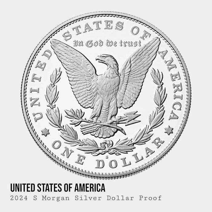 2023 • Срібна монета Морган • Morgan Dollar • US Mint • Silver .999