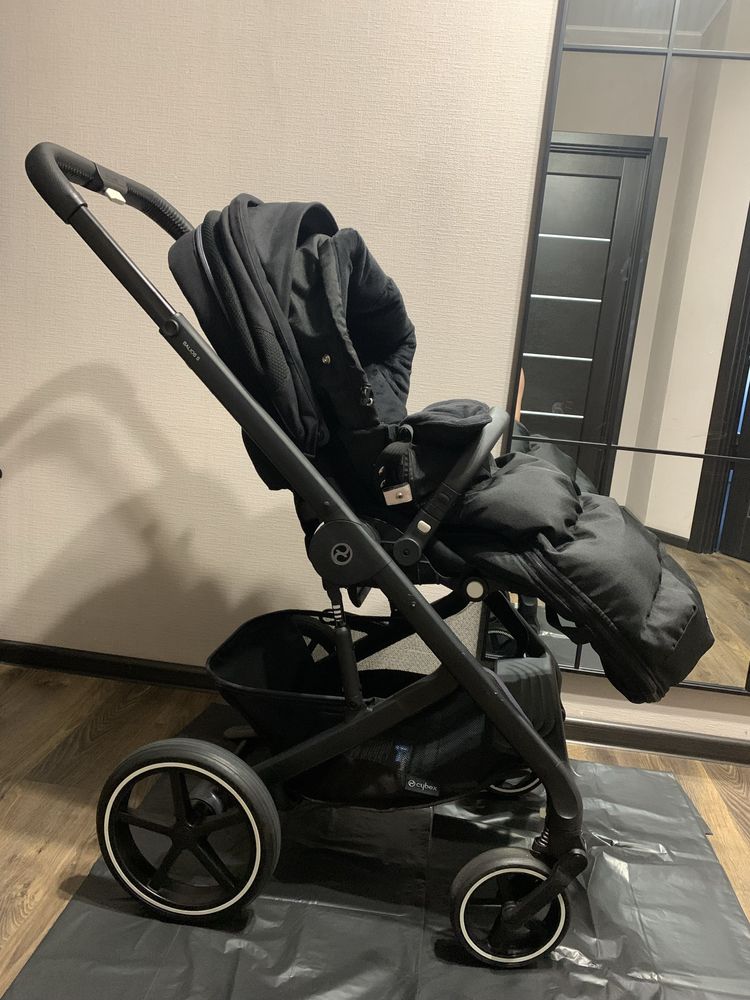 Коляска 2 в 1 Сайбекс ( Cybex Balios S Lux 2023 Moon Black