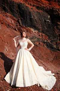 Весільна сукня,плаття свадебное платье со шлейфом
