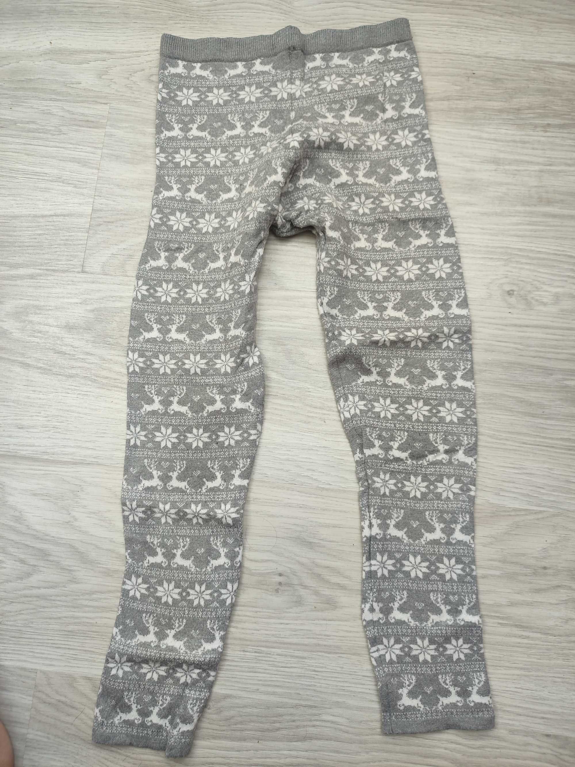 Ciepłe legginsy dziewczęce