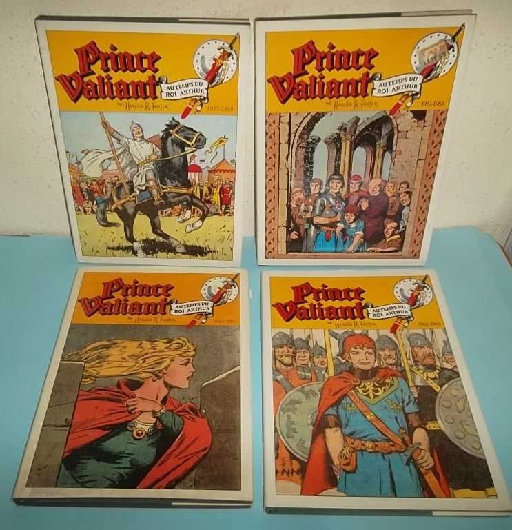 PRINCE VALIANT - Hal Foster - Completo 17 volumes Éditions Zenda