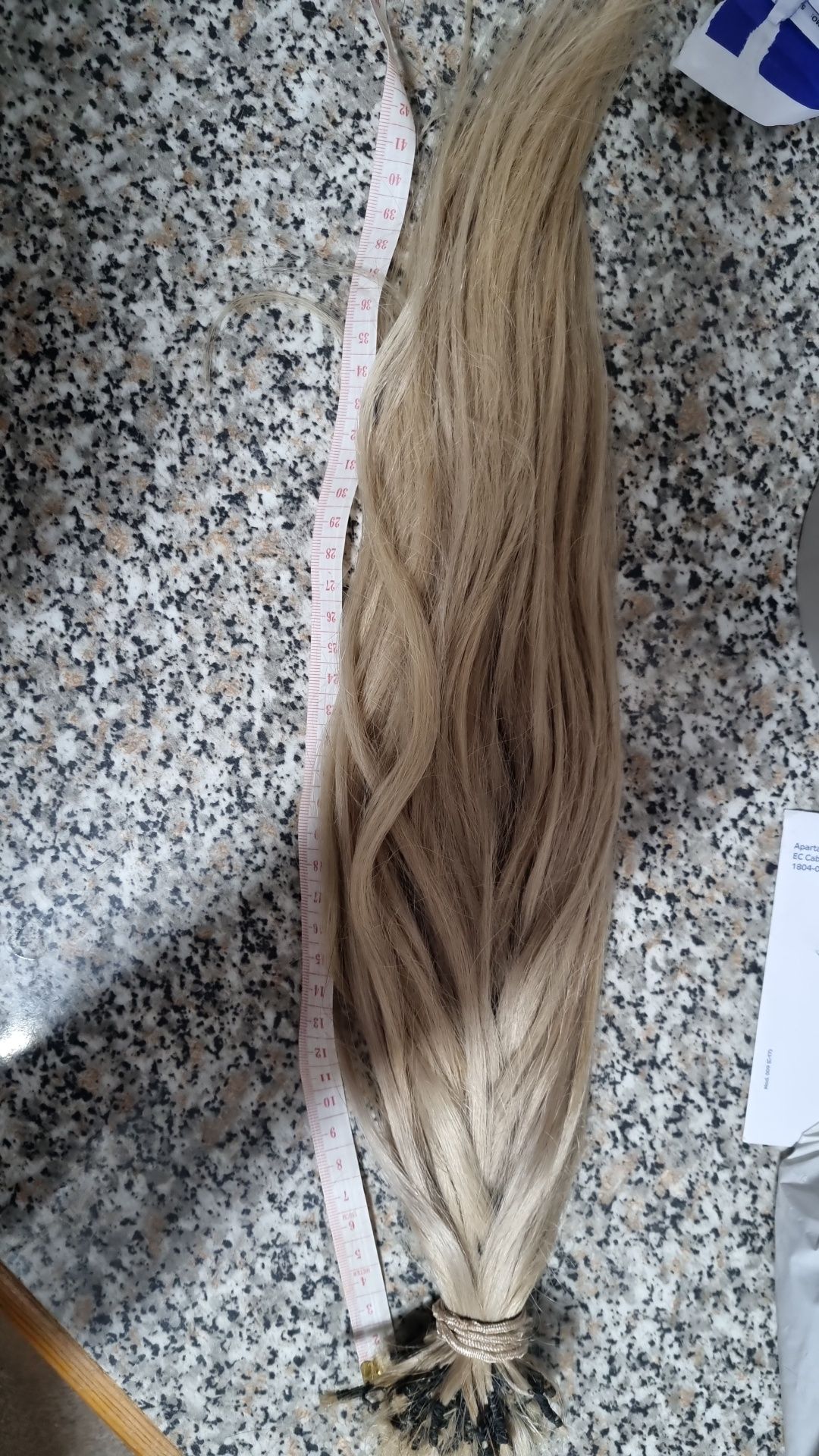 Cabelo humano loiro  - extensões - mega hair