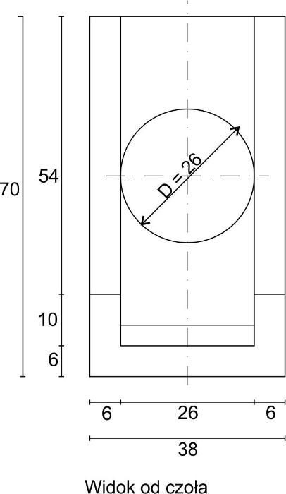 Wylot drenu (wg KPED 01.20) betonowy