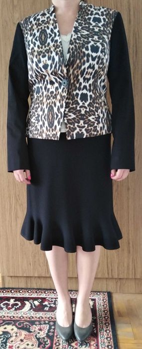 Nowa Dan Hen polska marynarka żakiet panterka cętki pantera 38 40 M L