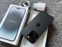 iPhone 14 Pro 512GB BLACK CZARNY Grey Bat100% Gwarancja + SZKŁO