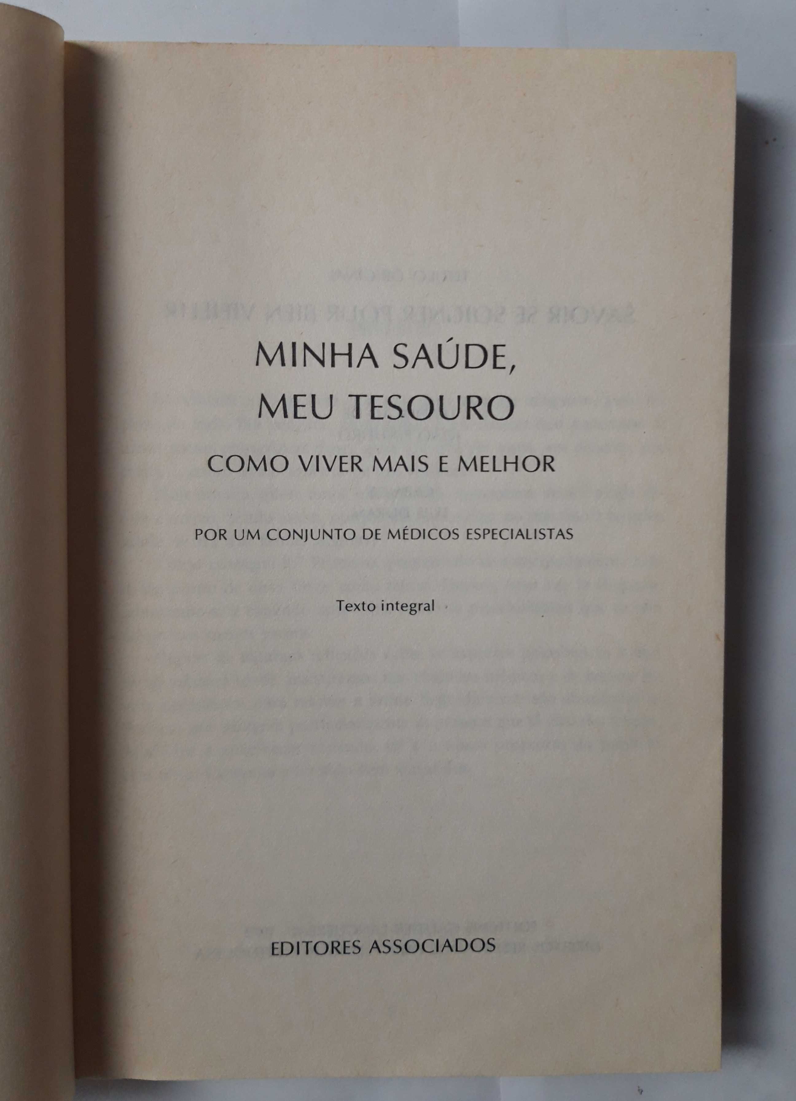 Livro- Ref CxC  - Vários Autores - Minha Saúde, Meu Tesouro