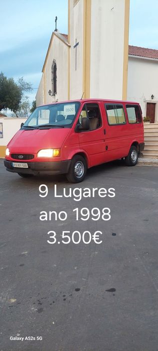 Ford Transit 2.5D 9lugares  ano1998 Direção assistida  insp7/2027