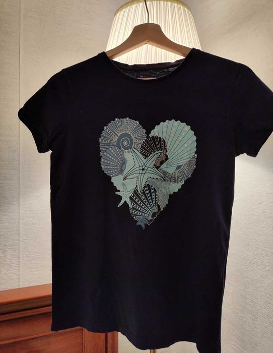 Granatowy t-shirt rozmiar 158/164