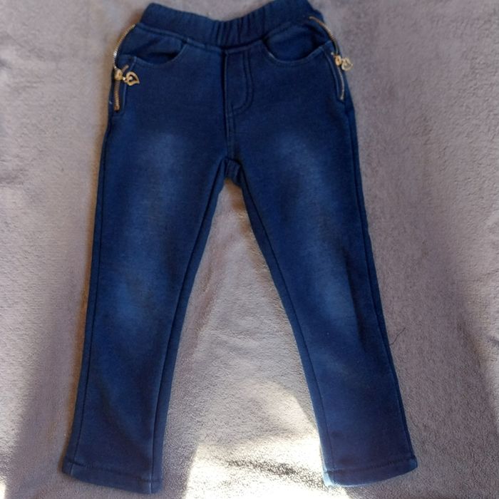 Ocieplane spodnie dla dziewczynki 98-104