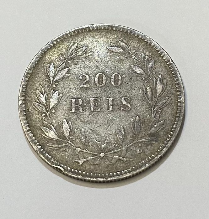 Moeda 200 Reis D LUIS I - 1862