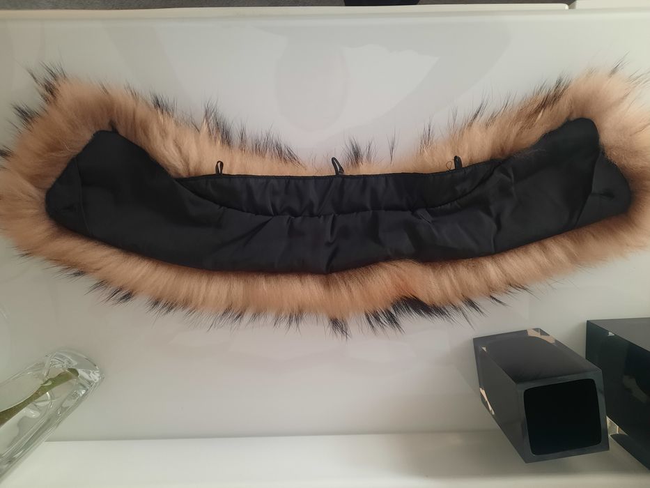 JENOT NATURALNY 63 kołnierz dopinka do kaptura przypinka