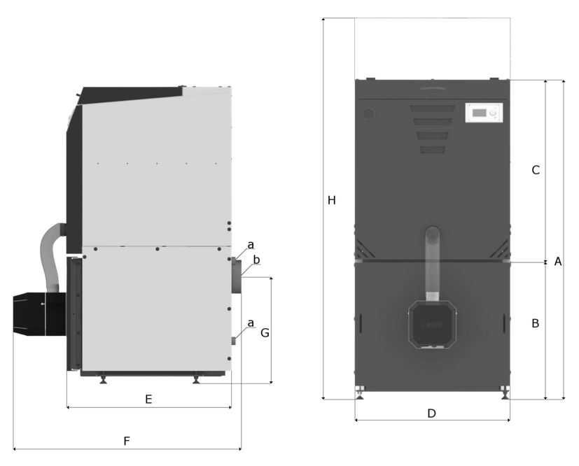 Kocioł Slimko 24kW - palnik KIPI -pellet  -DOSTEPNy cena z Dostawą