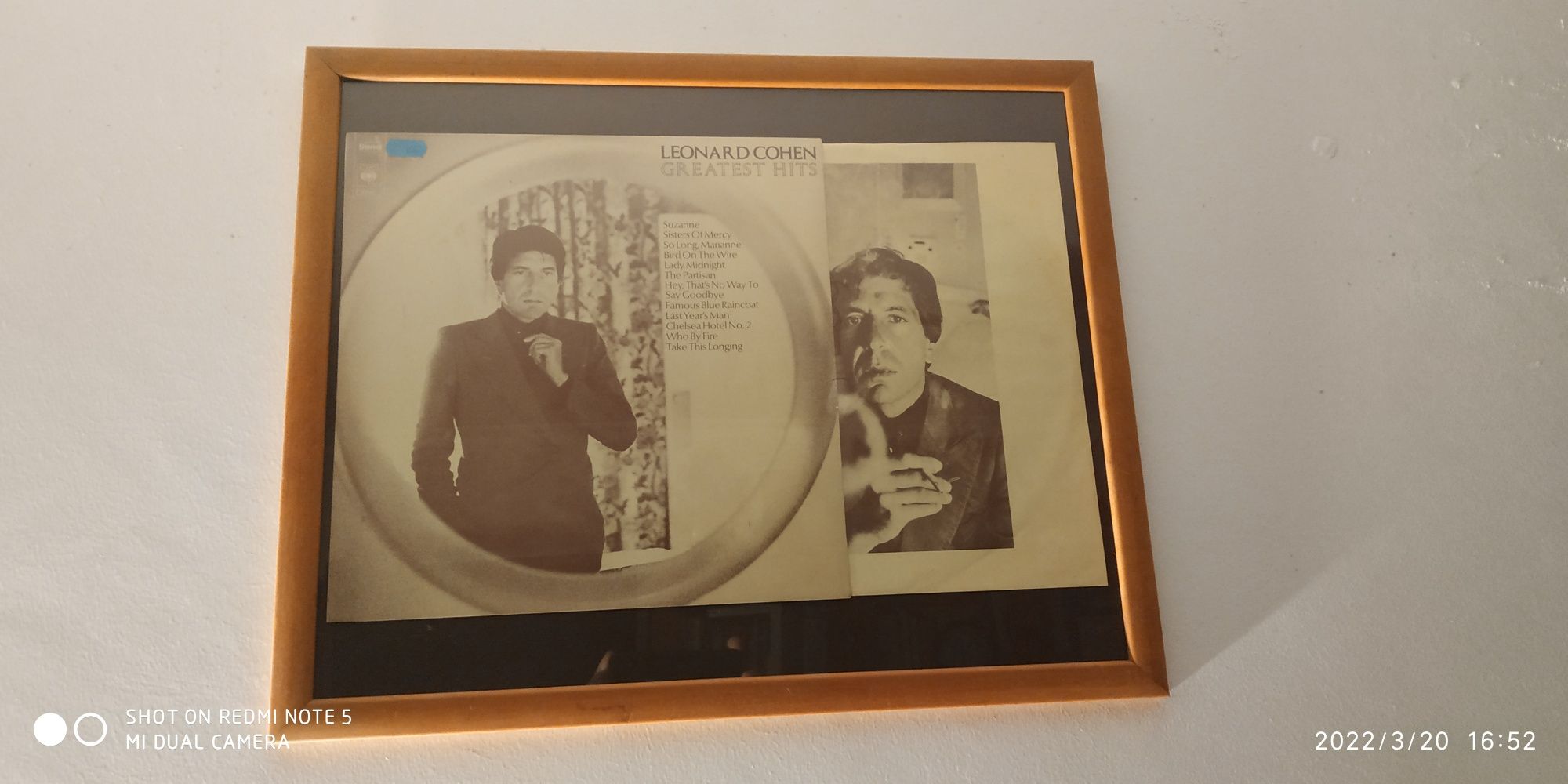 4 quadros de Leonard cohen