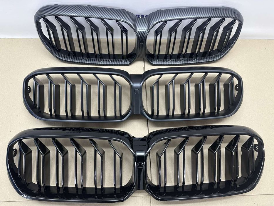 BMW G30 G31 LCI Ноздри Ноздрі Рестайлінг Чорний глянець матові карбон