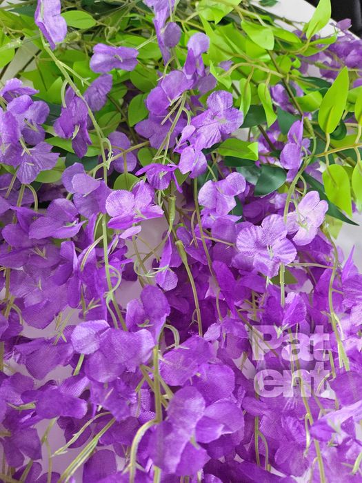 Wisteria fioletowa glicynia sztuczna girlanda dekoracja 12 sztuk