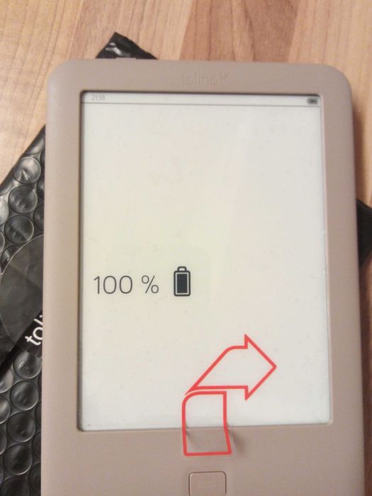 Leitor digital/ereader Tolino page- como novo