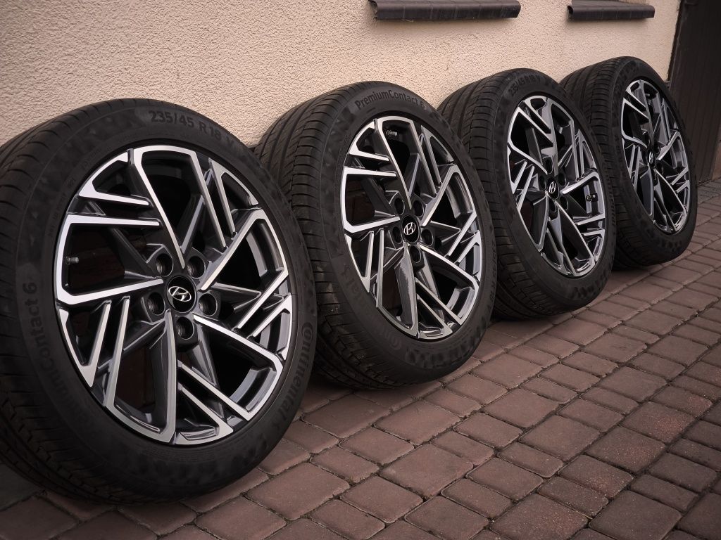 →Felgi+opony Hyundai Tucson 18x7,5 ET52 5x114,3 Continental idealne