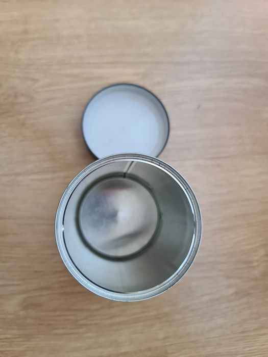 Pusta metalowa puszka po kawie Kimbo  Bio