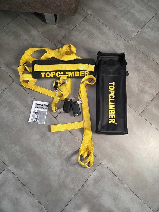 Uprząż wspinaczkowa na maszt