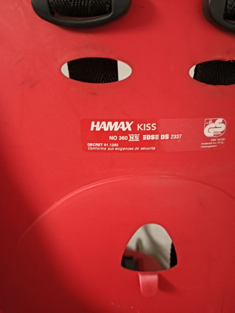 Fotelik rowerowy Hamax kiss