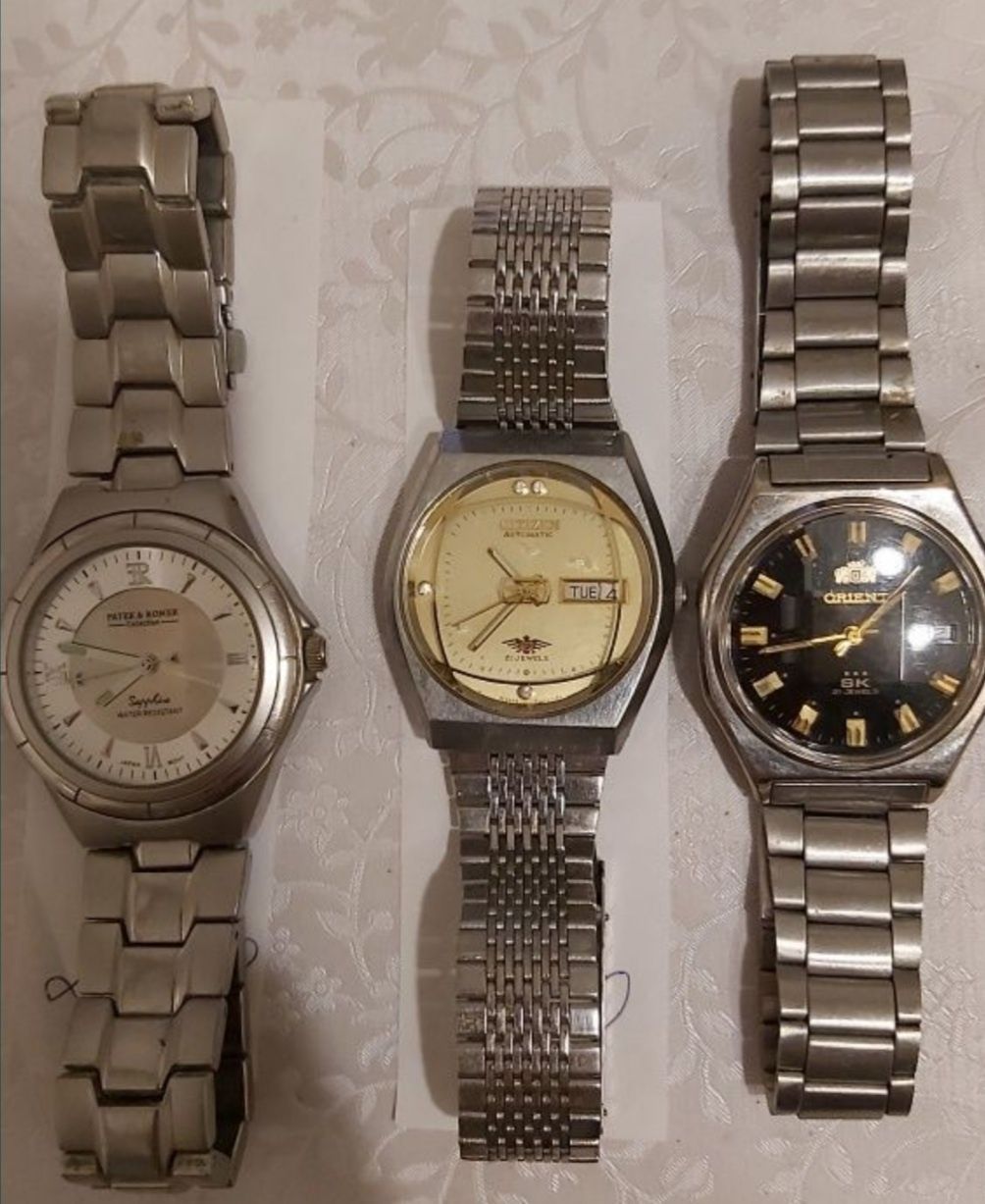 Часы Orient, Pater&Roner, Seiko, Zaritron, Слава, Cosmos