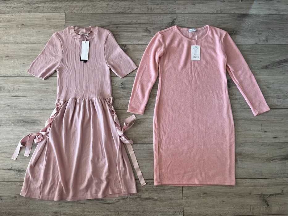 Сукня плаття тепла в рубчик S-M